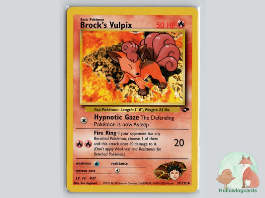 Brock's Vulpix (37/132) - Gym Challenge Pokémon Card