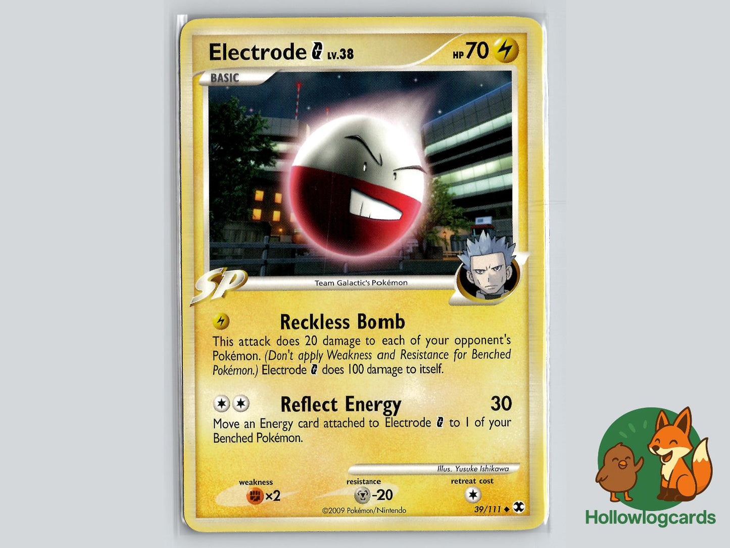 Electrode G (39/111) - Rising Rivals Pokémon Card
