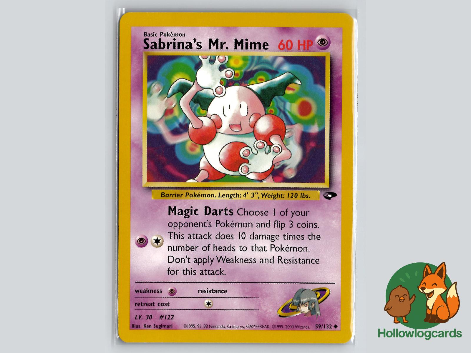 Sabrina's Mr. Mime (59/132) - Gym Challenge Pokémon Card