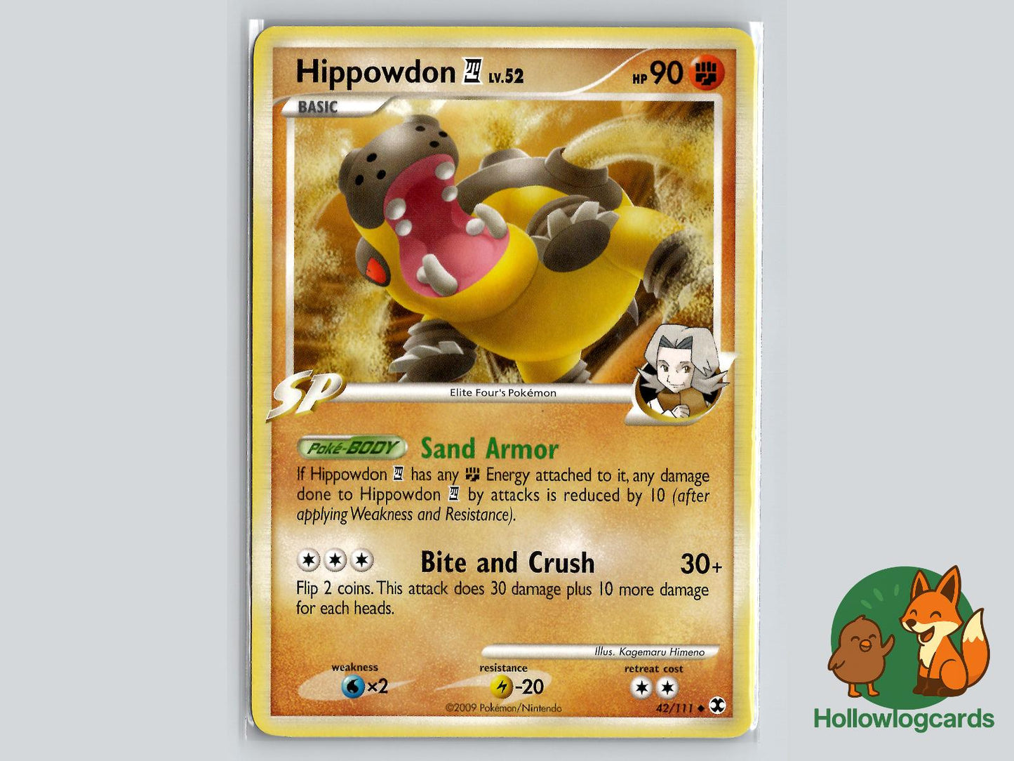 Hippowdon E4 (42/111) - Rising Rivals Pokémon Card