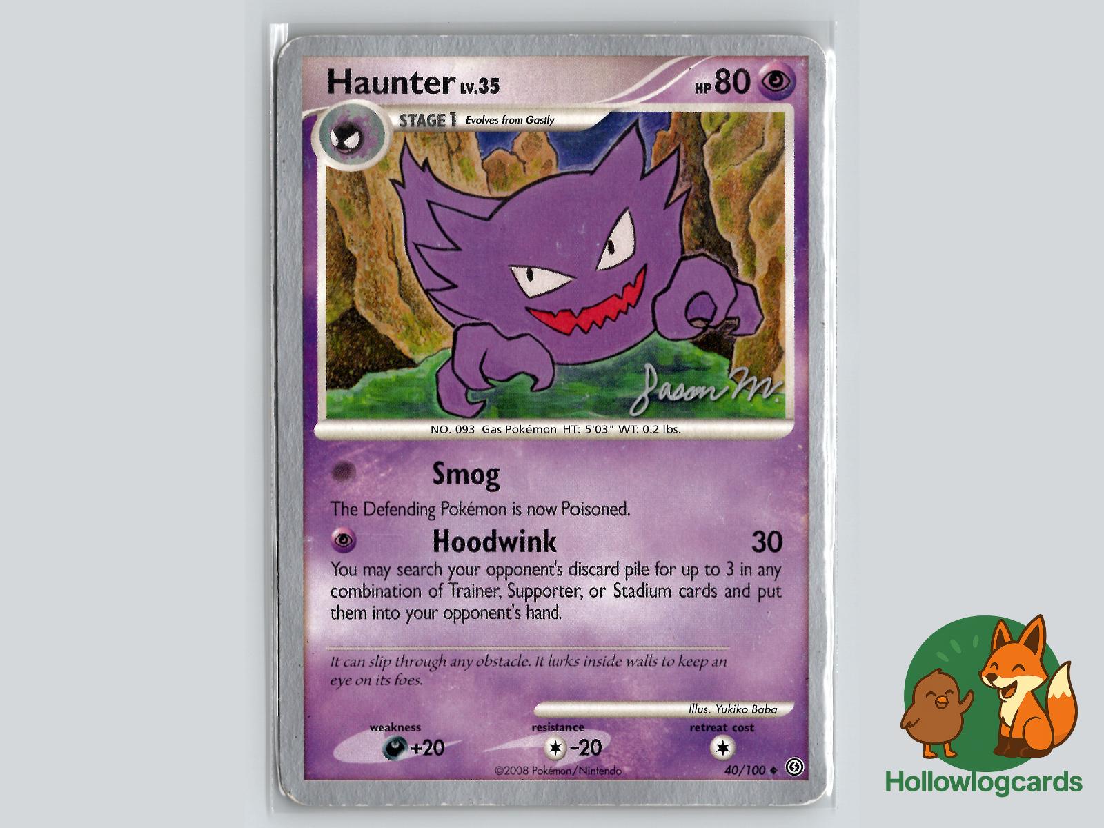 Haunter (40/100) Pokémon Card