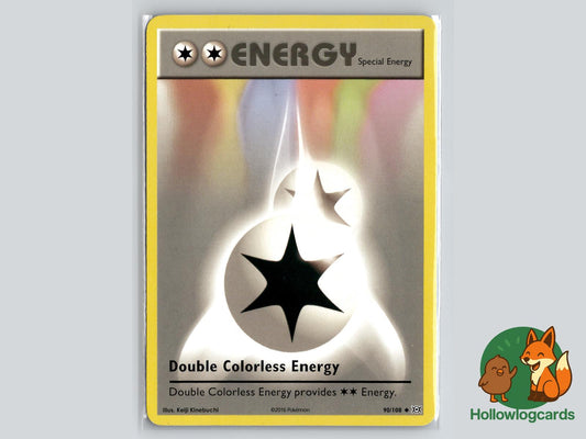 Double Colorless Energy (90/108) - Evolutions Pokémon Card