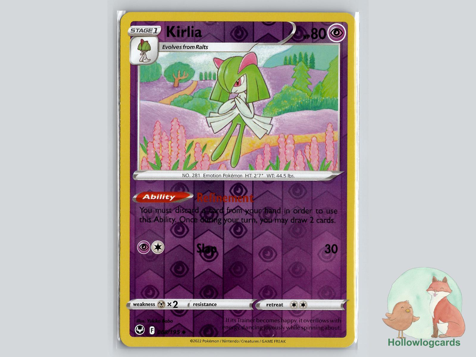 Kirlia (068/195) - Silver Tempest Pokémon Card