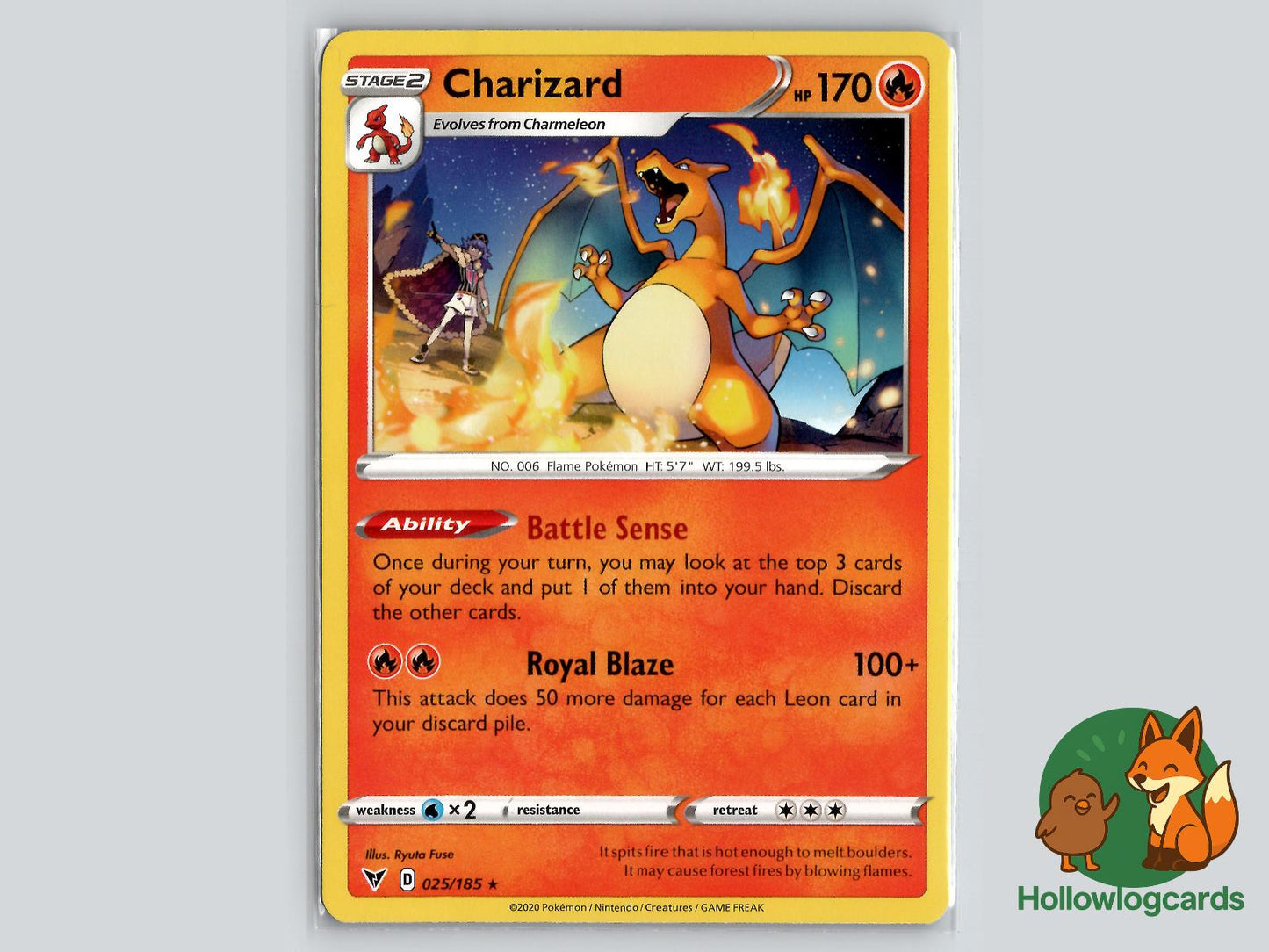 Charizard (025/185) - Vivid Voltage Pokémon Card