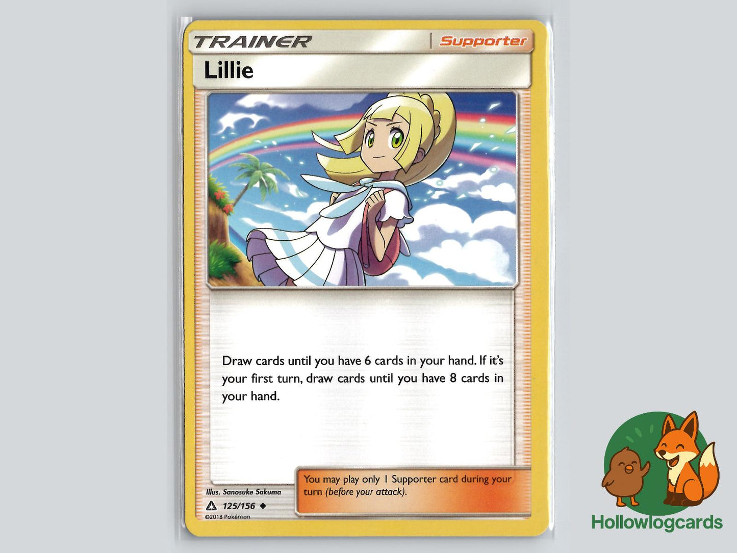 Lillie (125/156) - Ultra Prism Pokémon Card