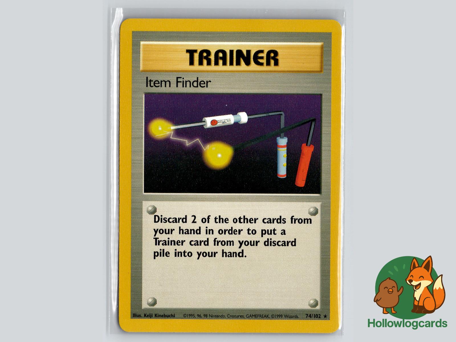 Item Finder (74/102) - Base Pokémon Card