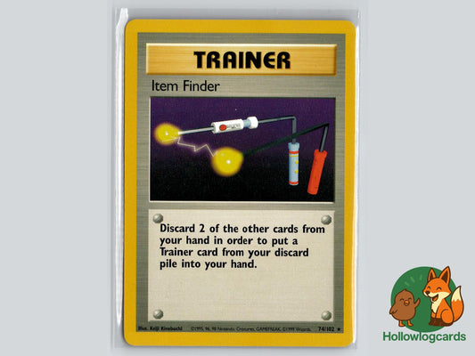 Item Finder (74/102) - Base Pokémon Card