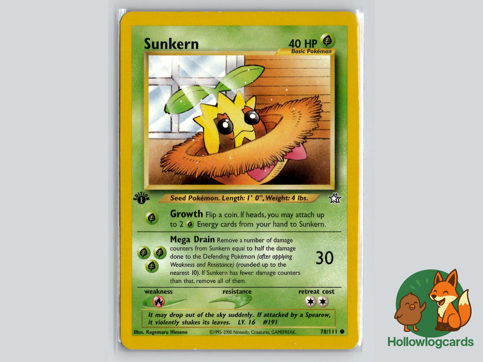 Sunkern (78/111) - Neo Genesis Pokémon Card