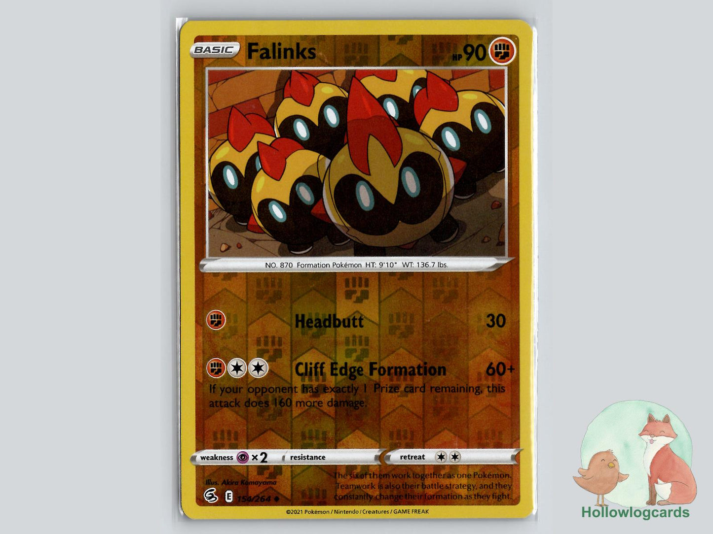 Falinks (154/264) - Fusion Strike Pokémon Card
