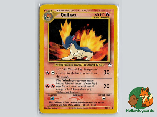 Quilava (46/111) - Neo Genesis Pokémon Card