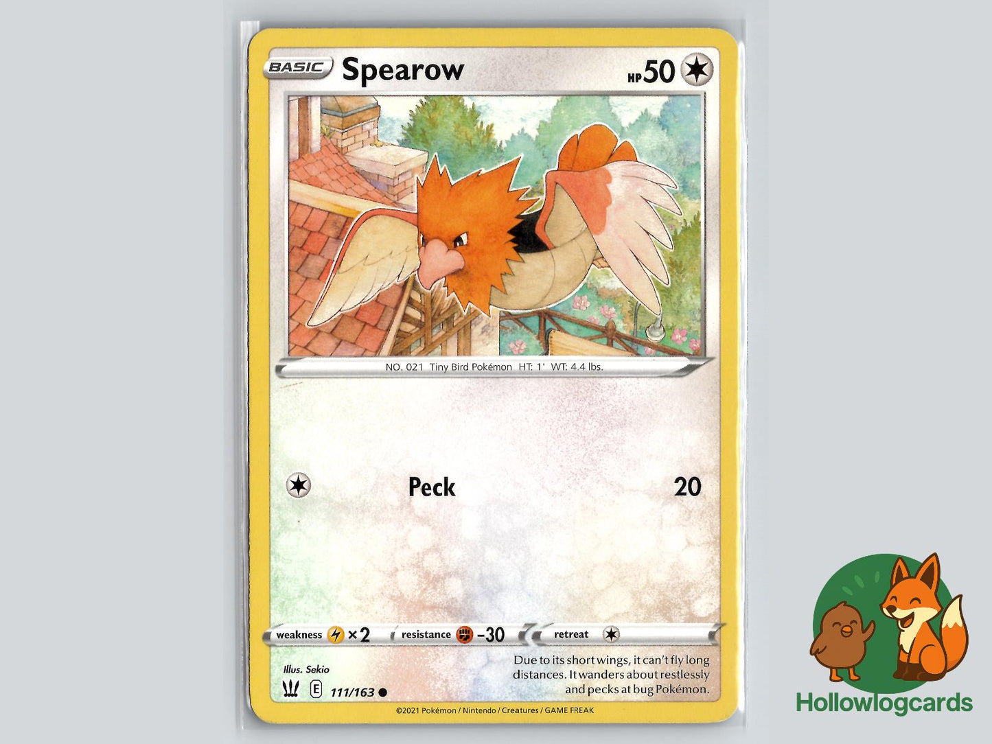 Spearow (111/163) - Battle Styles Pokémon Card