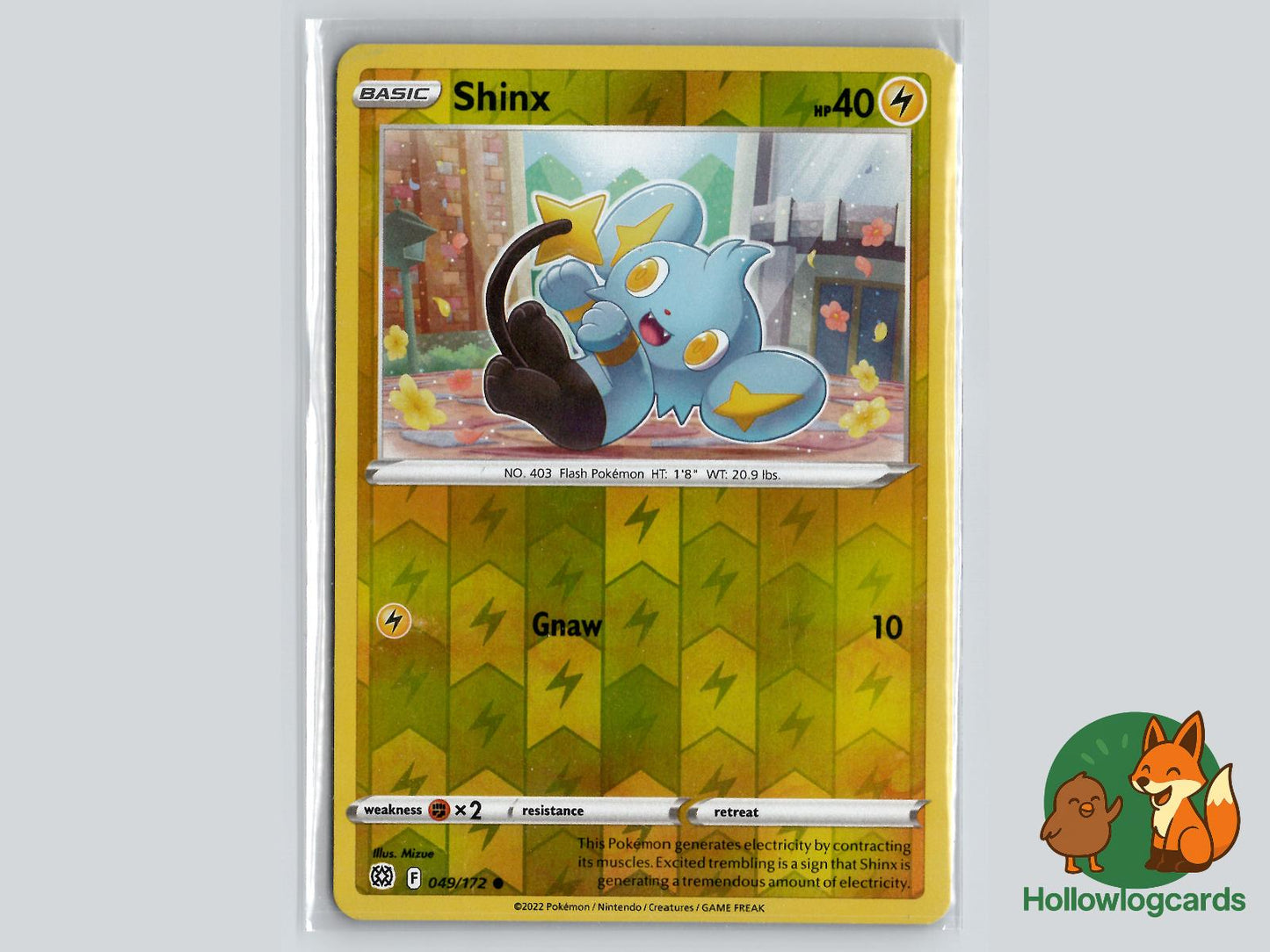 Shinx (049/172) - Brilliant Stars Pokémon Card
