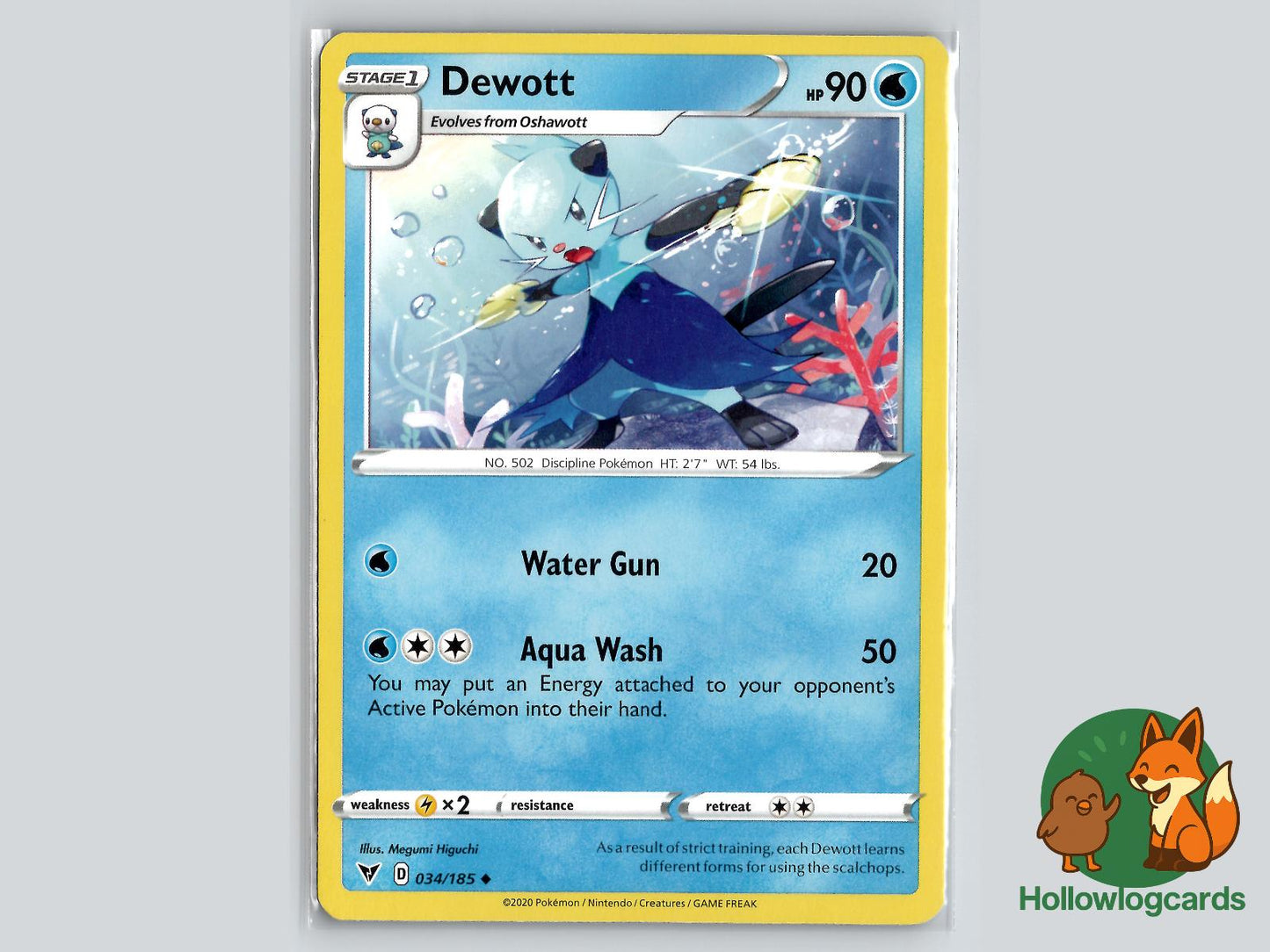 Dewott (034/185) - Vivid Voltage Pokémon Card