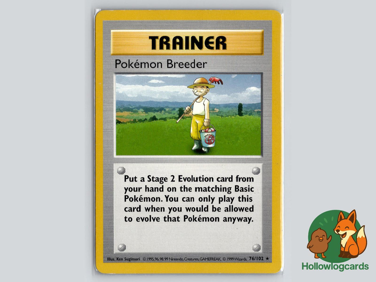 Pokemon Breeder (76/102) - Base Pokémon Card