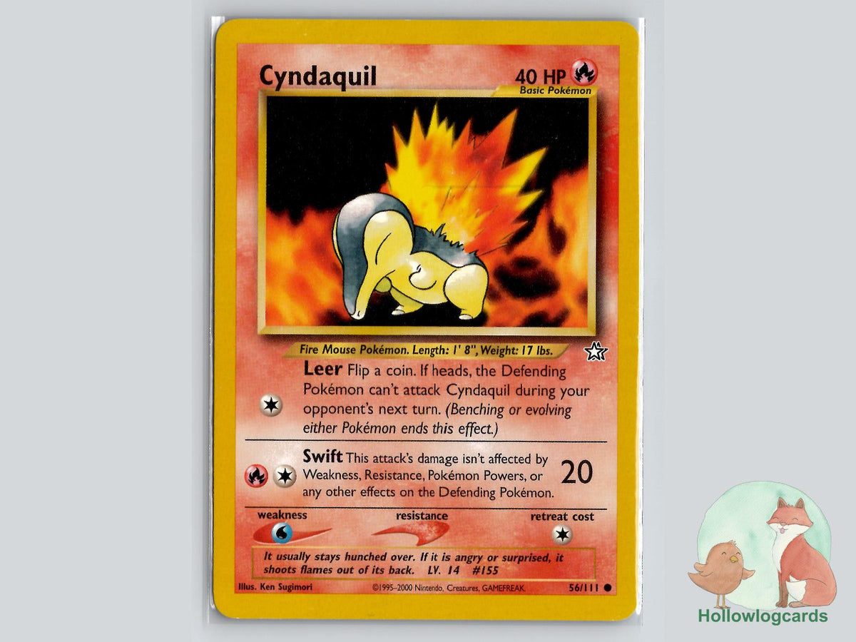 Cyndaquil (56/111) - Neo Genesis Pokémon Card