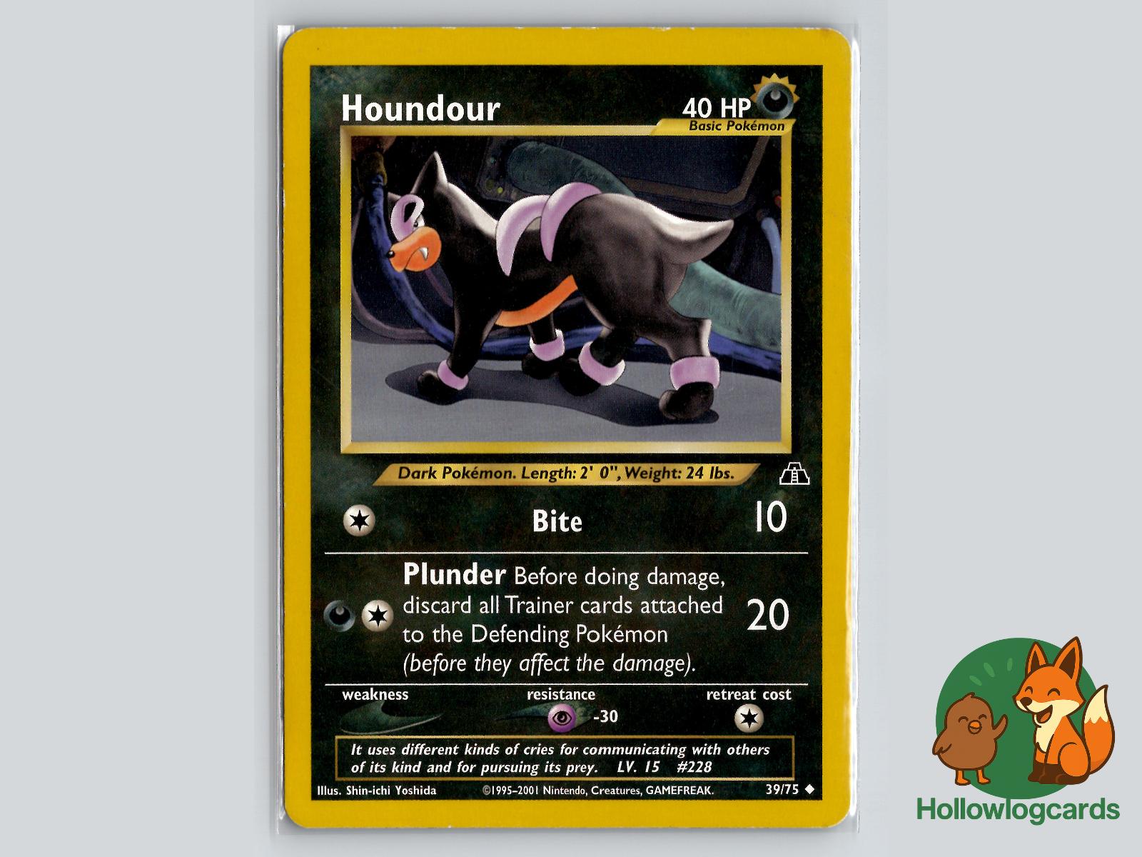 Houndour (39/75) - Neo Discovery Pokémon Card