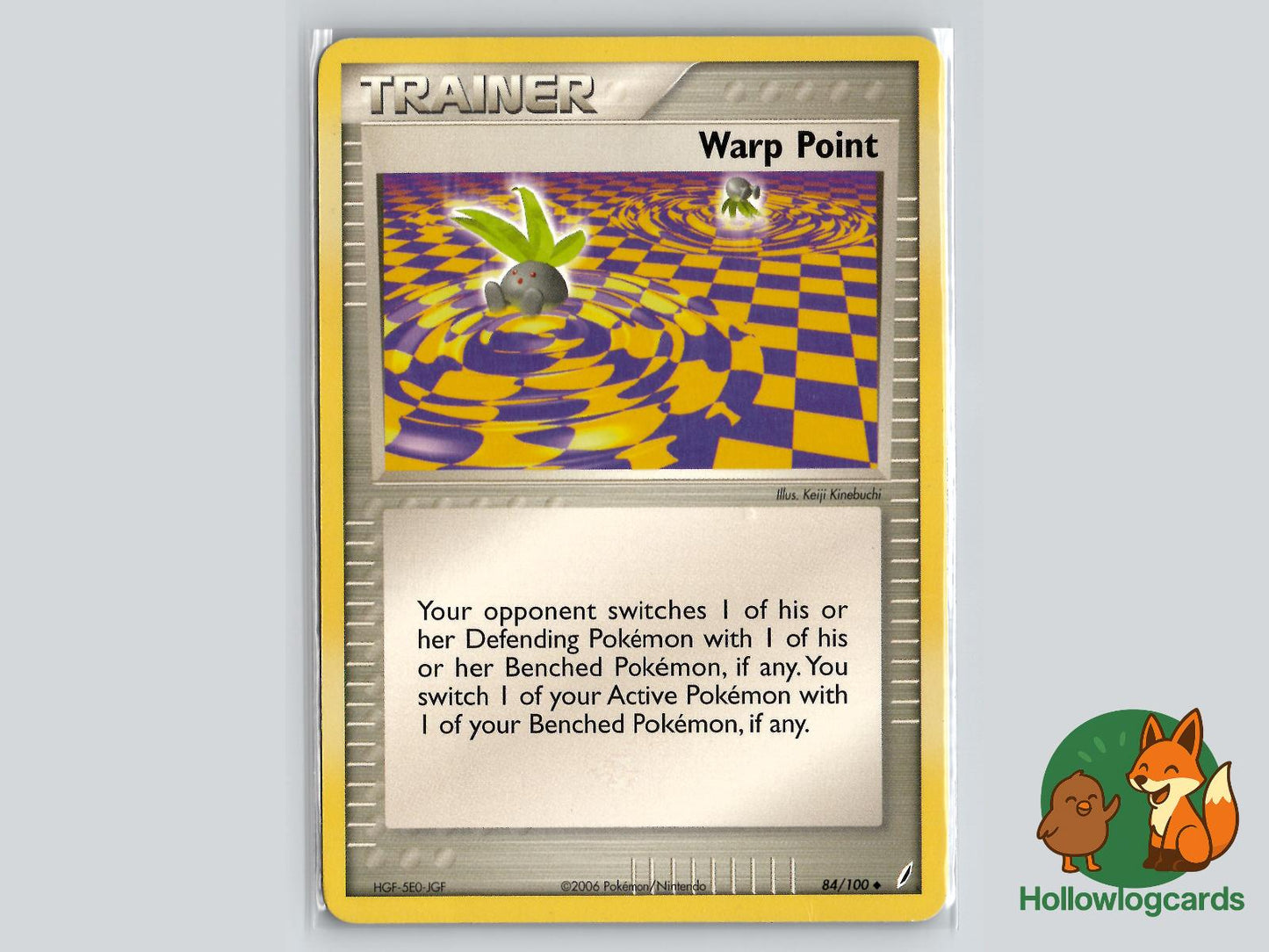 Warp Point (84/100) - Crystal Guardians Pokémon Card