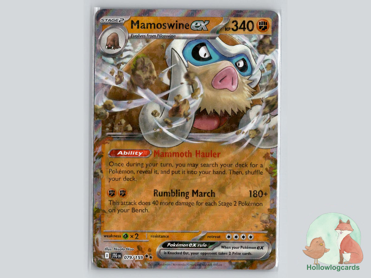Mamoswine ex (079/159) - Journey Together Pokémon Card