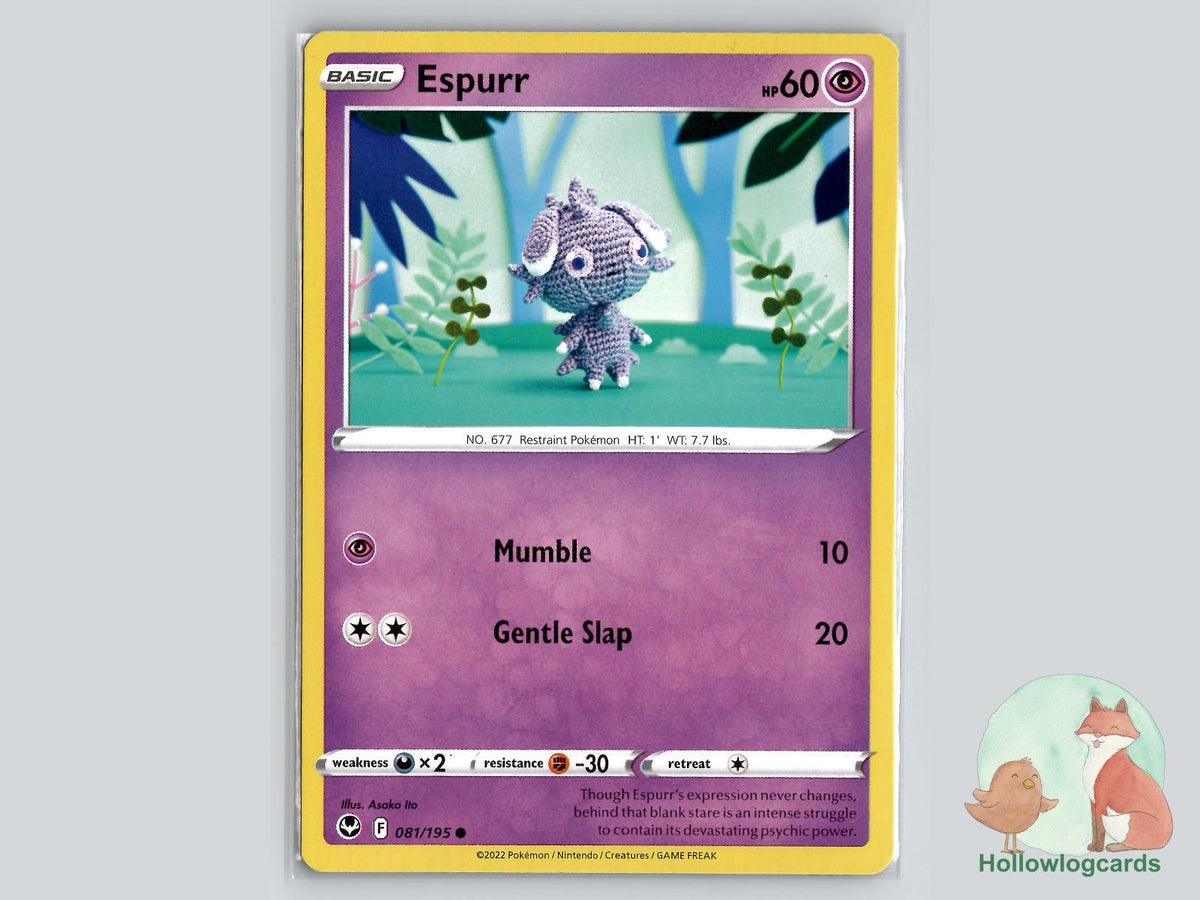 Espurr (081/195) - Silver Tempest Pokémon Card