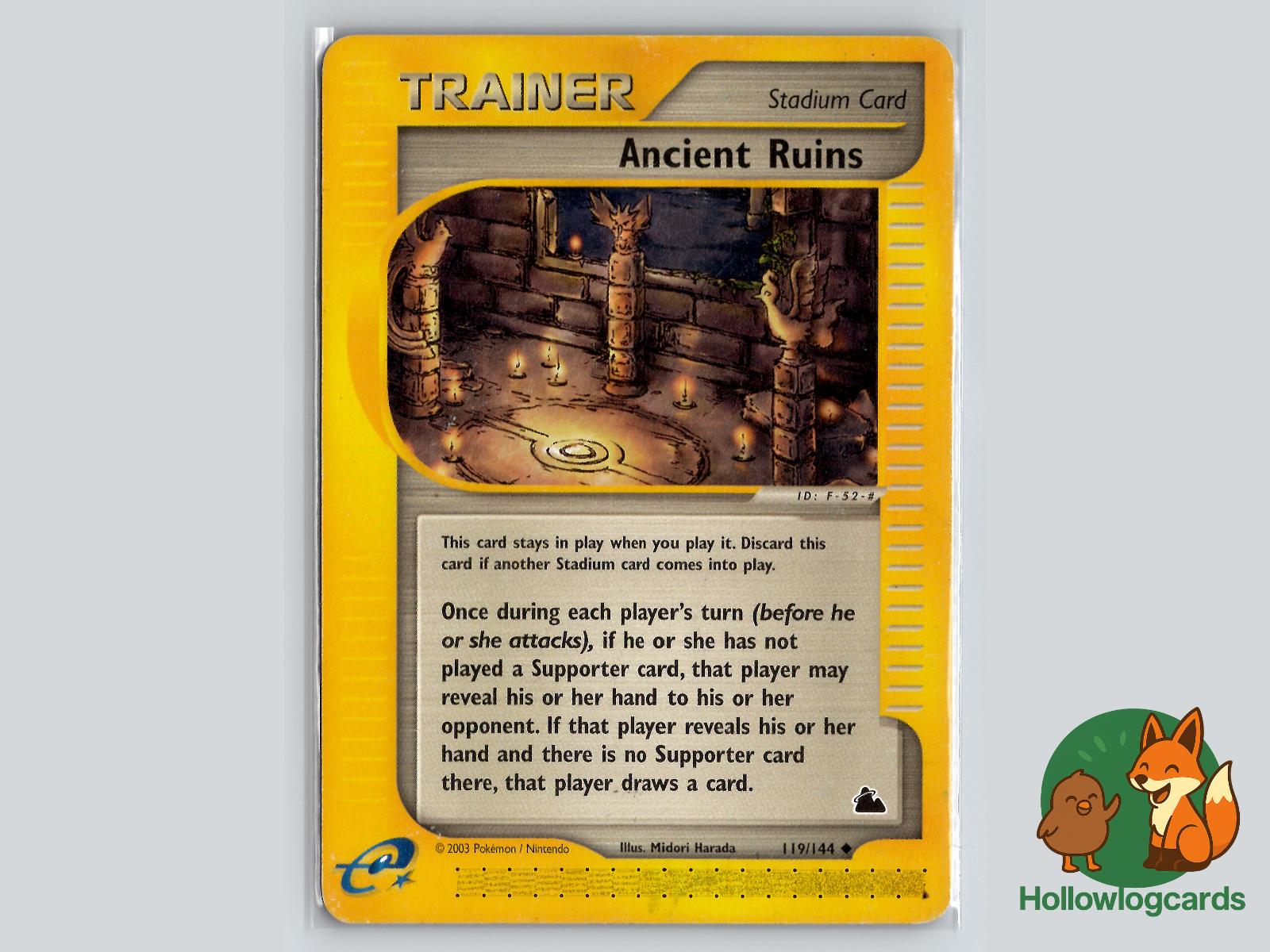 Ancient Ruins (119/144) - Skyridge Pokémon Card