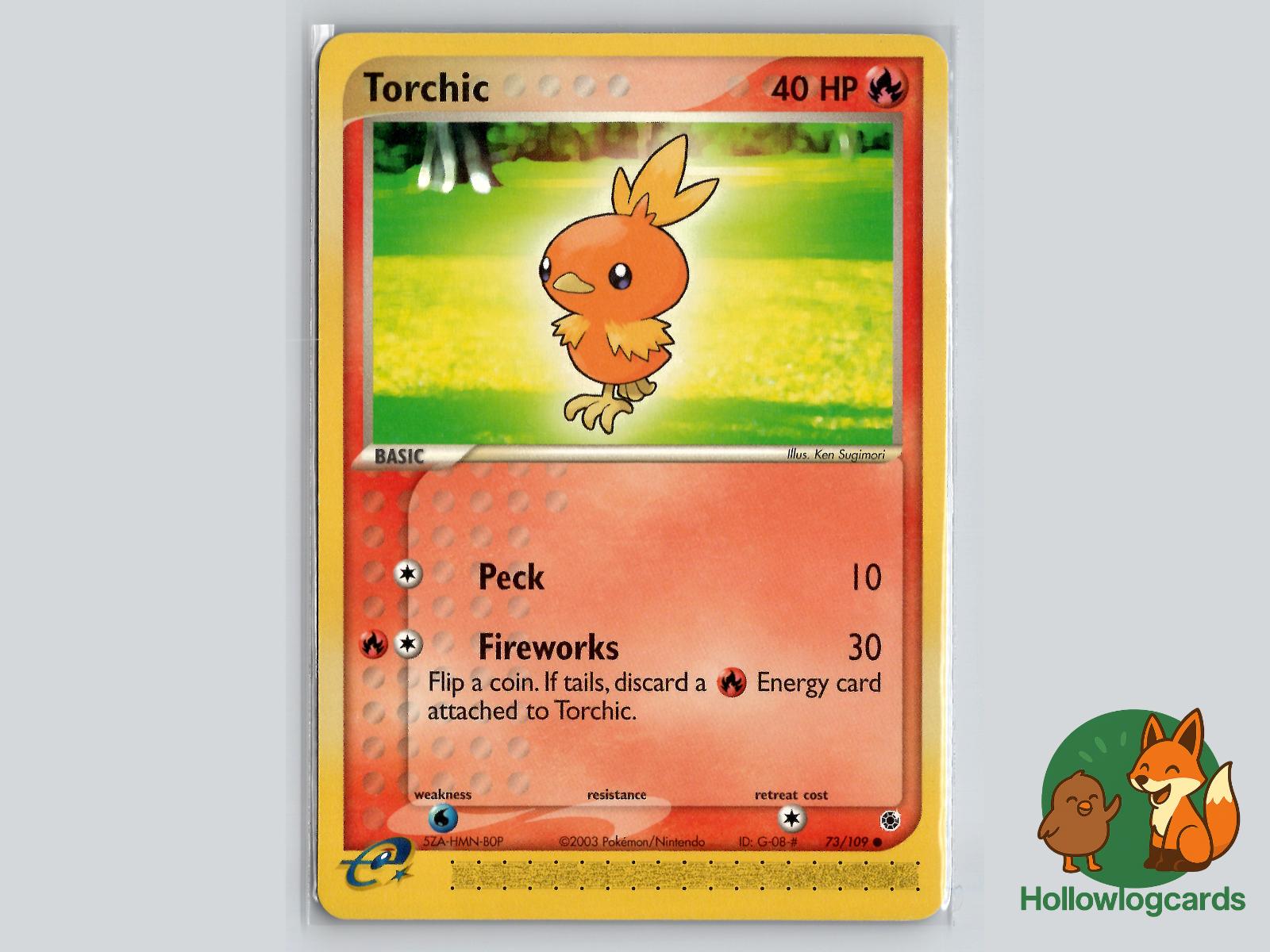 Torchic (73/109) - Ruby & Sapphire Pokémon Card