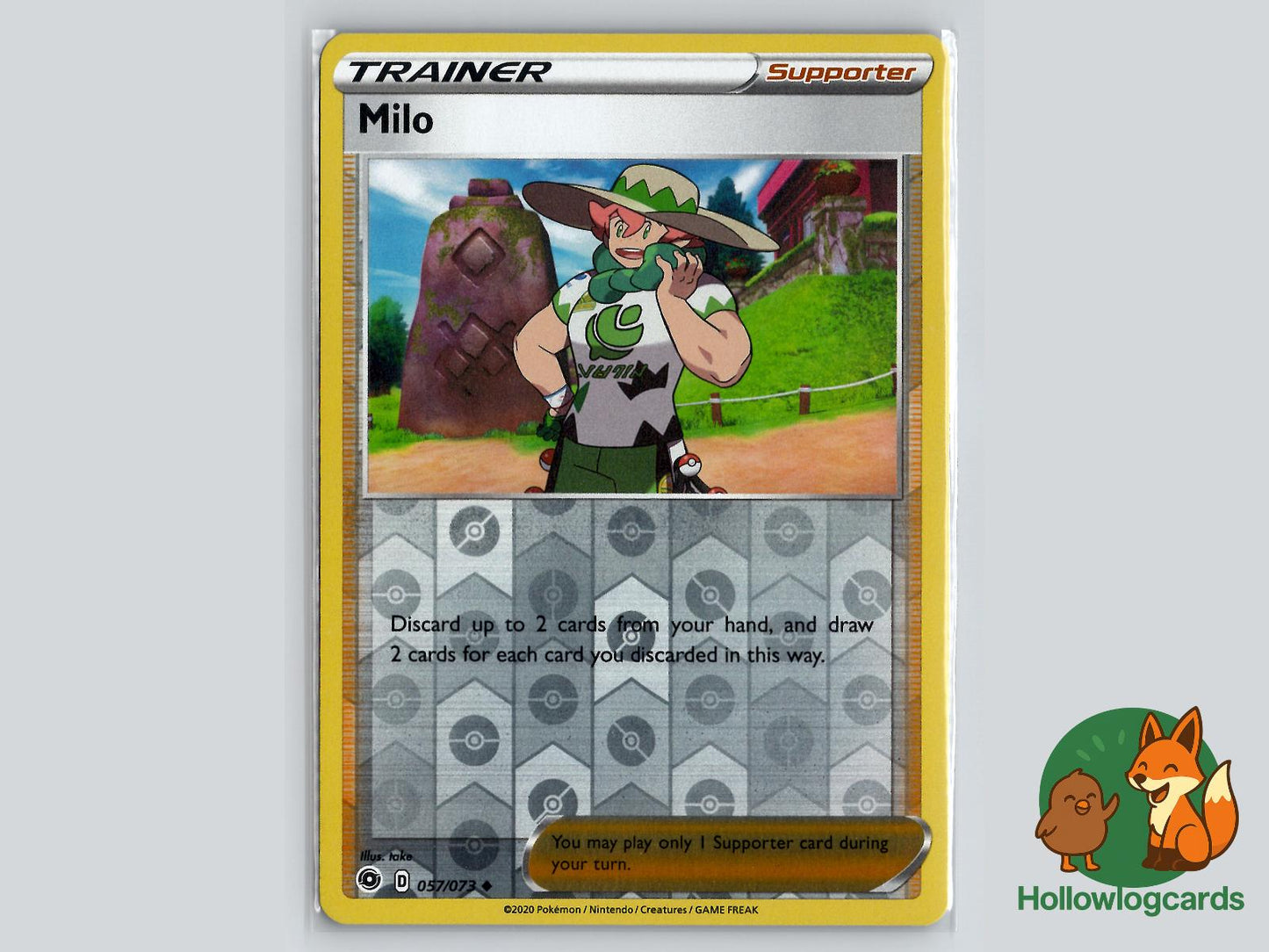 Milo (057/073) - Champion's Path Pokémon Card