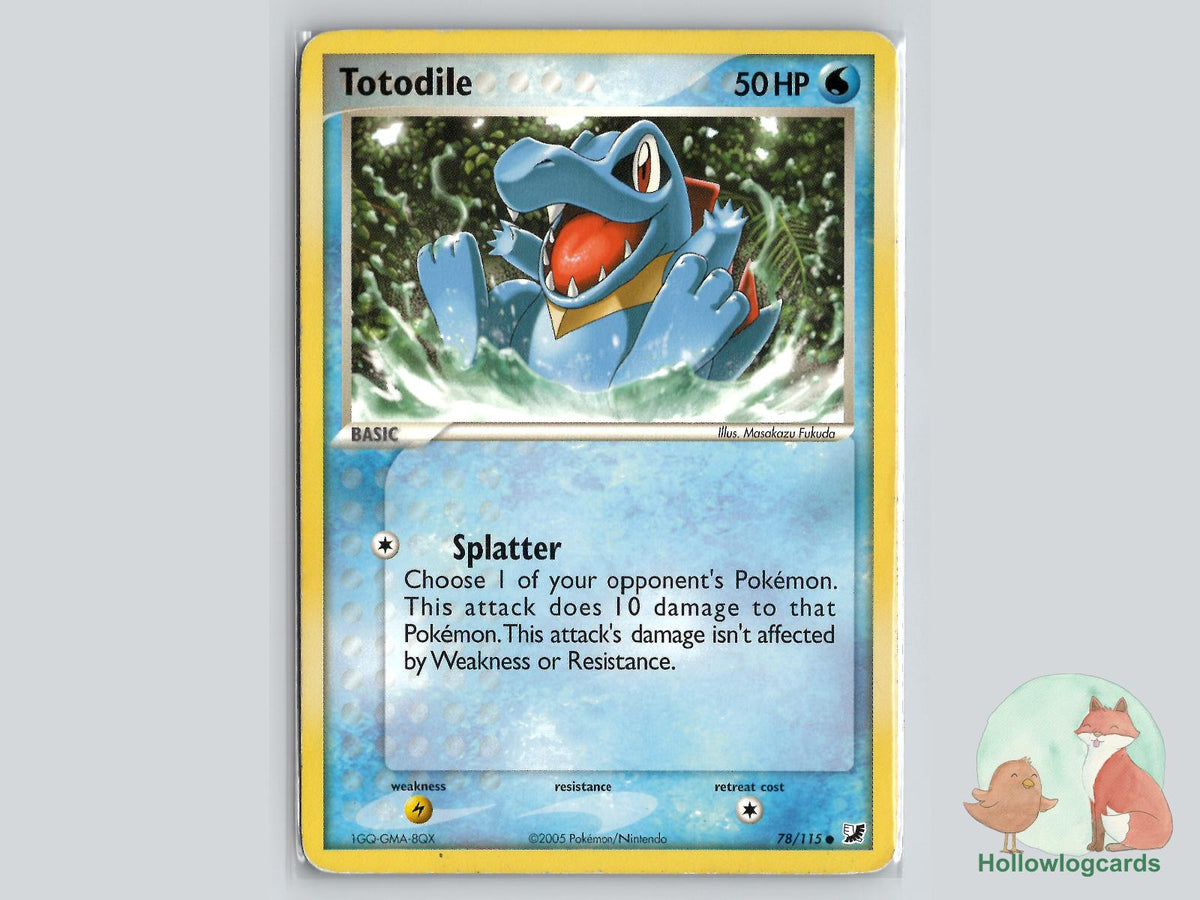 Totodile (78/115) - Unseen Forces Pokémon Card