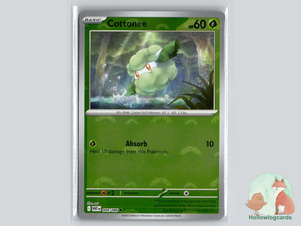 Cottonee (004/086) - White Flare Pokémon Card