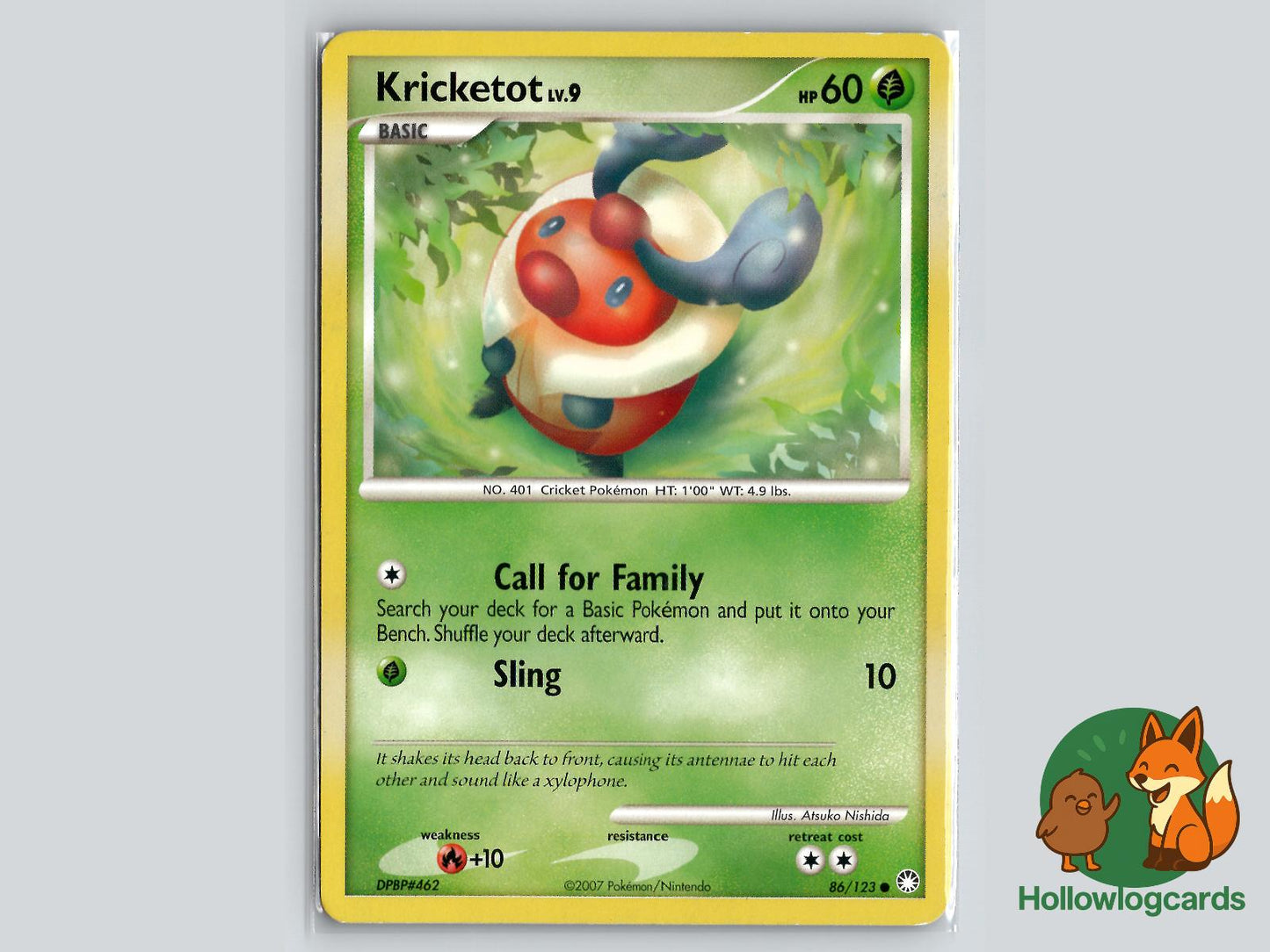 Kricketot (86/123) - Mysterious Treasures Pokémon Card