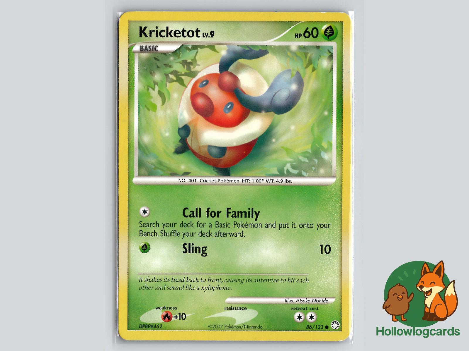 Kricketot (86/123) - Mysterious Treasures Pokémon Card