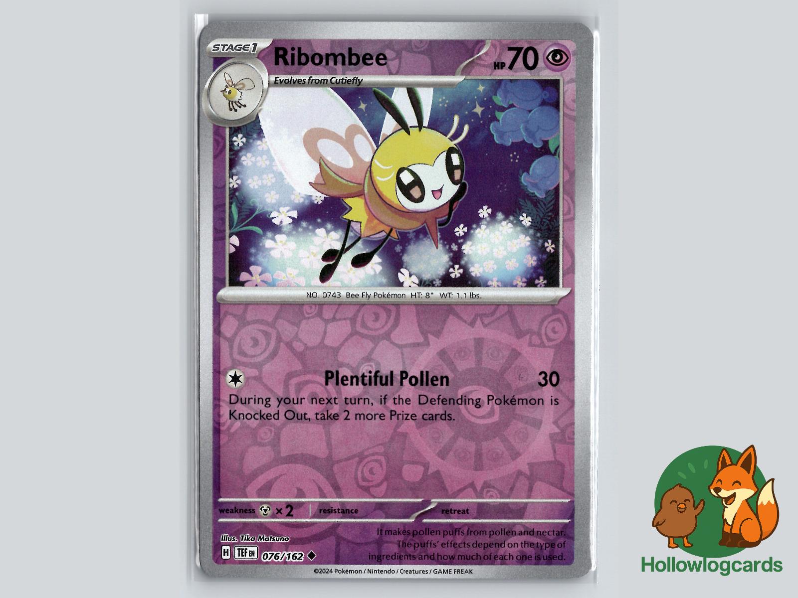 Ribombee (076/162) - Temporal Forces Pokémon Card