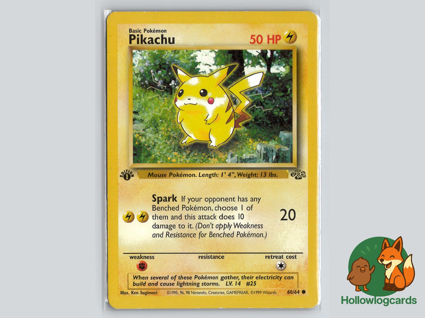 Pikachu (60/64) - Jungle Pokémon Card
