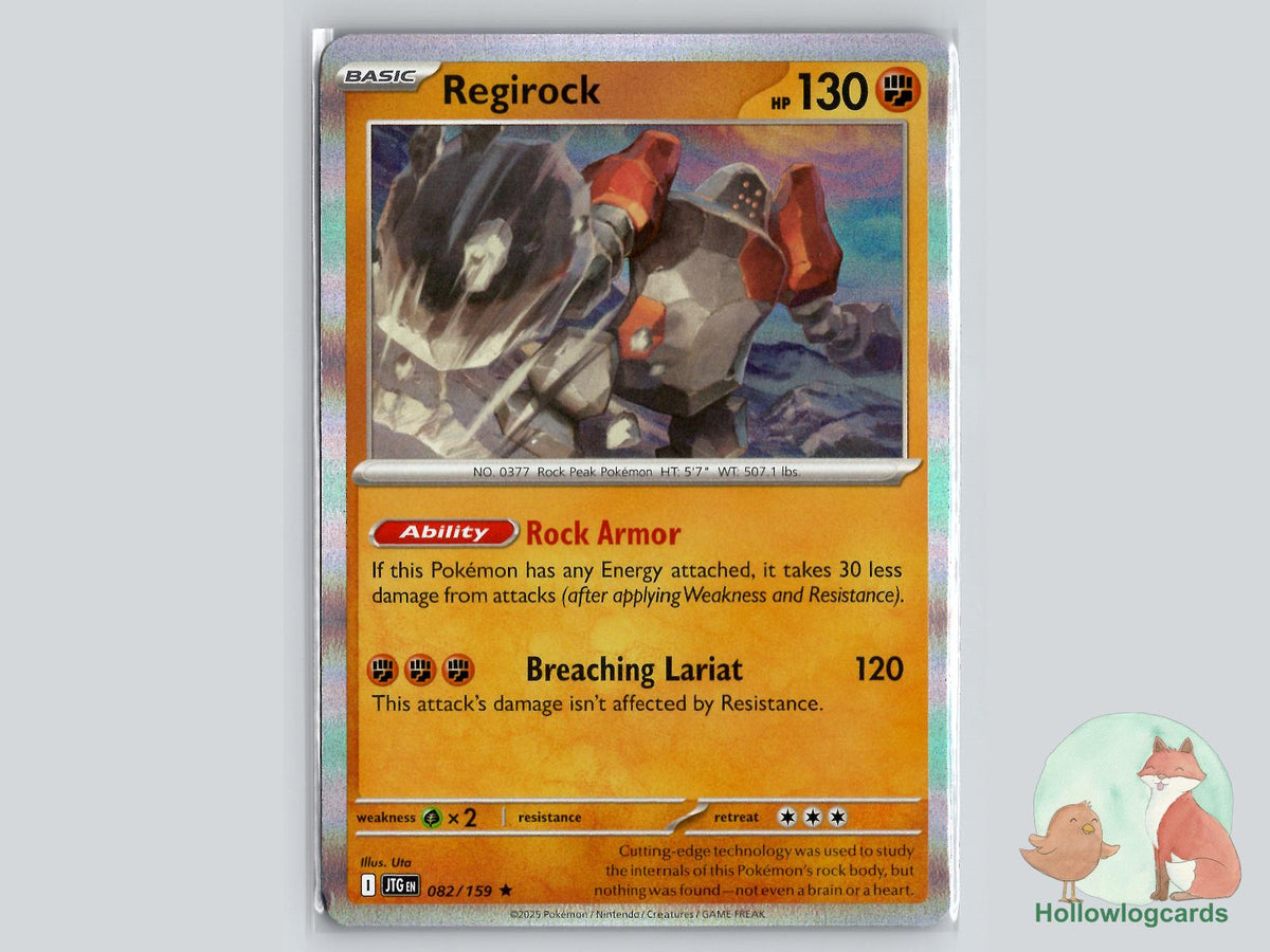 Regirock (082/159) - Journey Together Pokémon Card