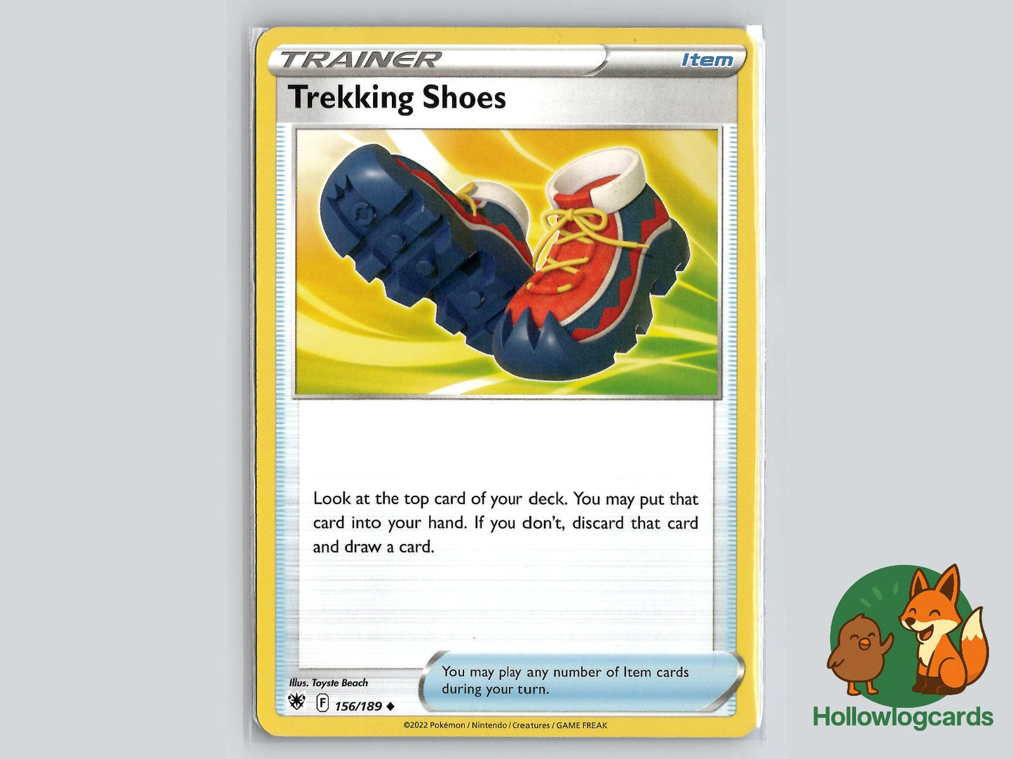 Trekking Shoes (156/189) - Astral Radiance Pokémon Card