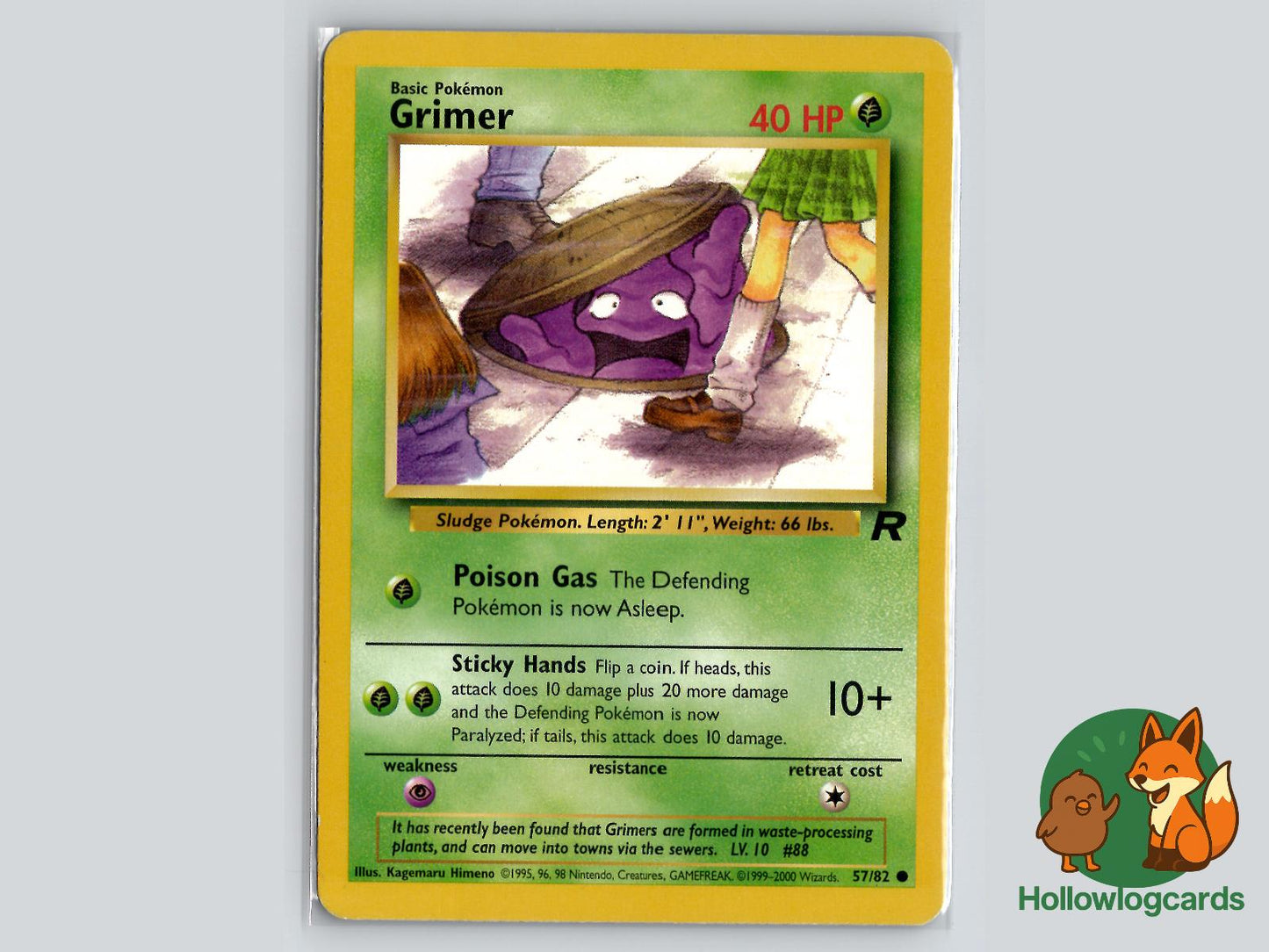 Grimer (57/82) - Team Rocket Pokémon Card
