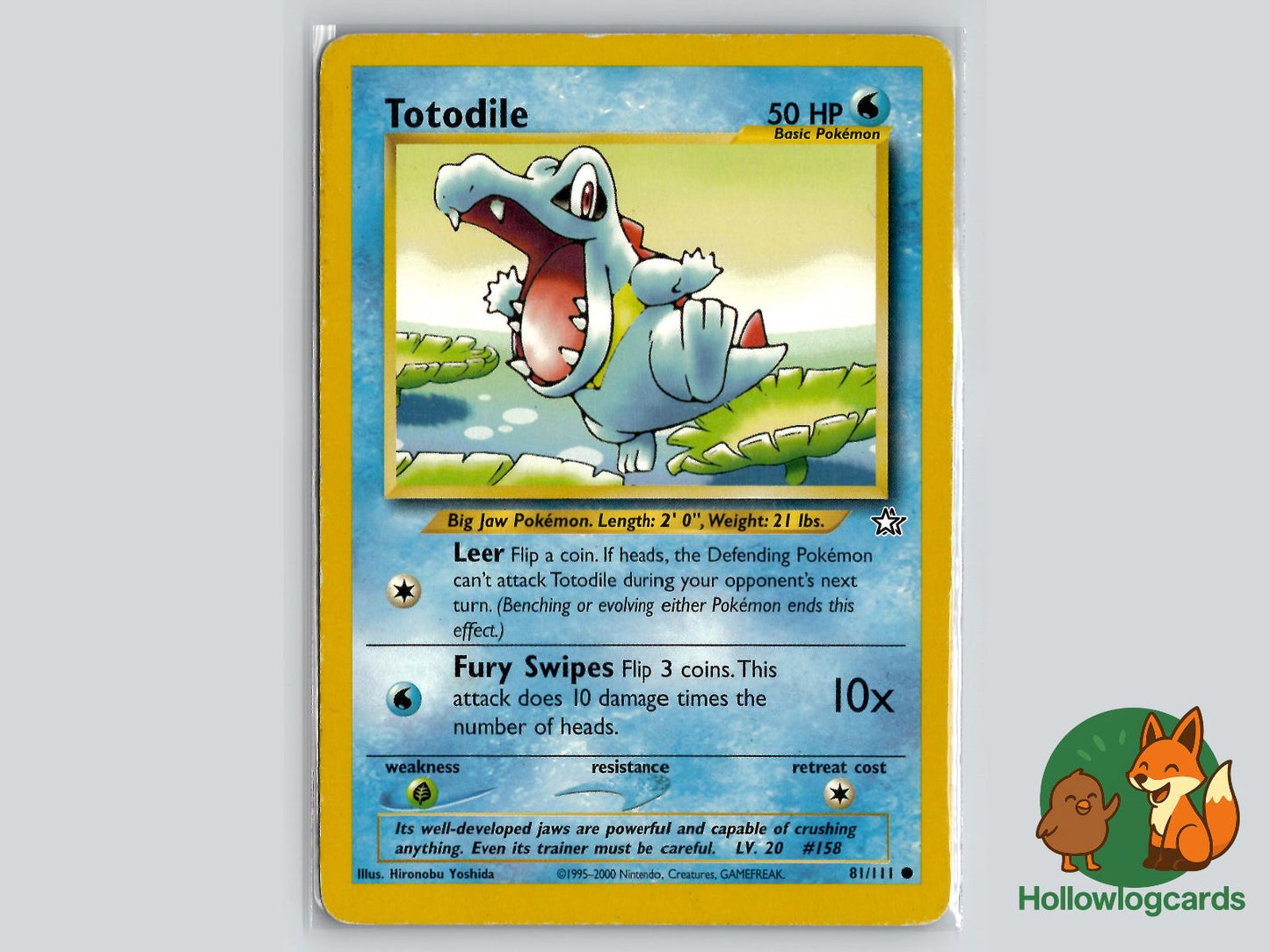 Totodile (81/111) - Neo Genesis Pokémon Card