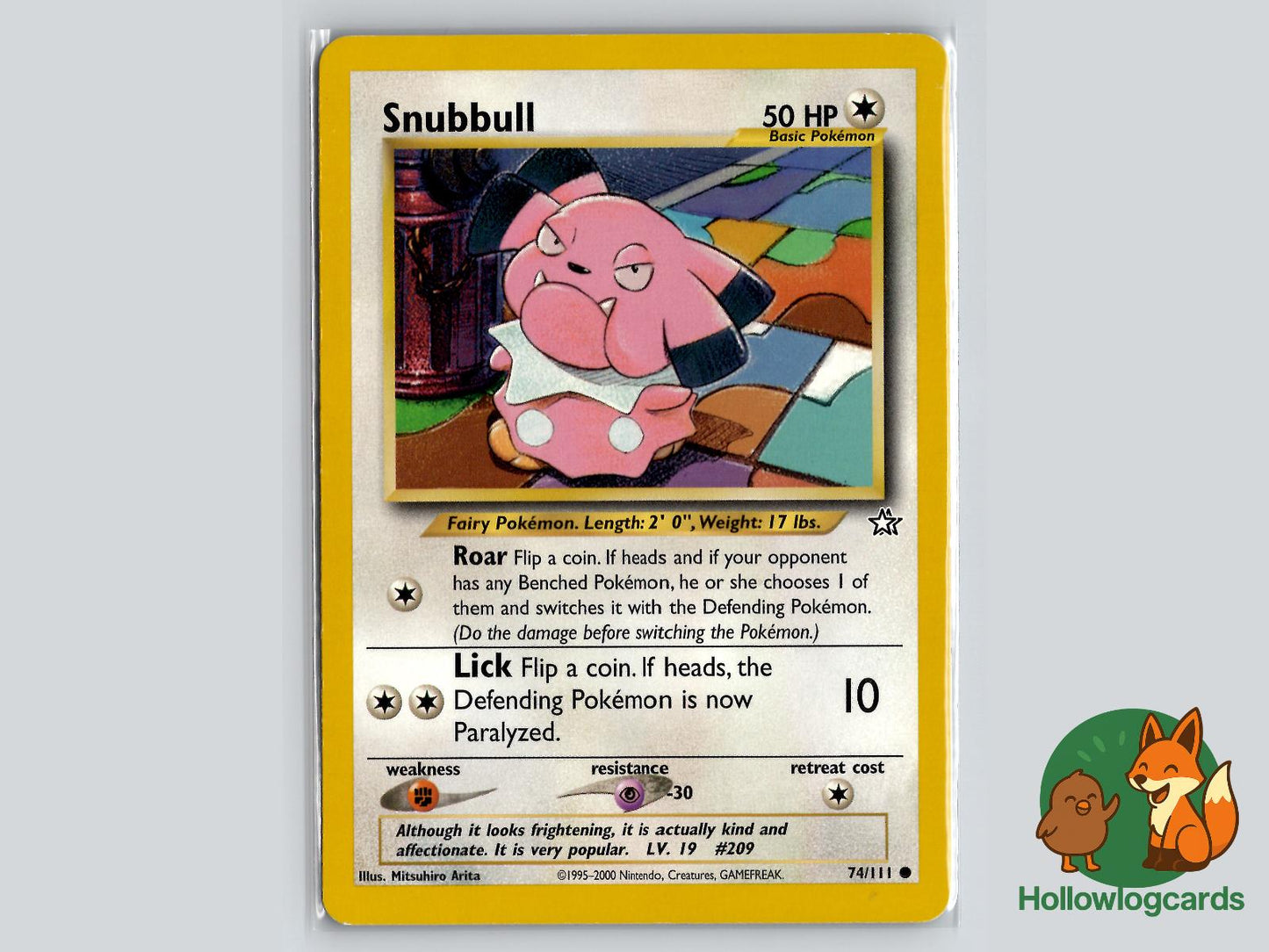 Snubbull (74/111) - Neo Genesis Pokémon Card