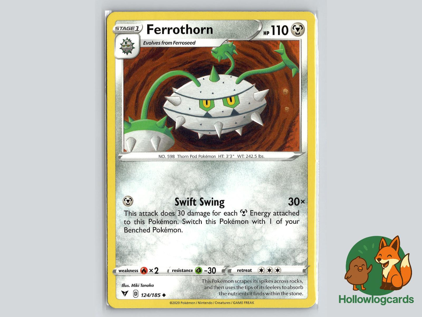 Ferrothorn (124/185) - Vivid Voltage Pokémon Card