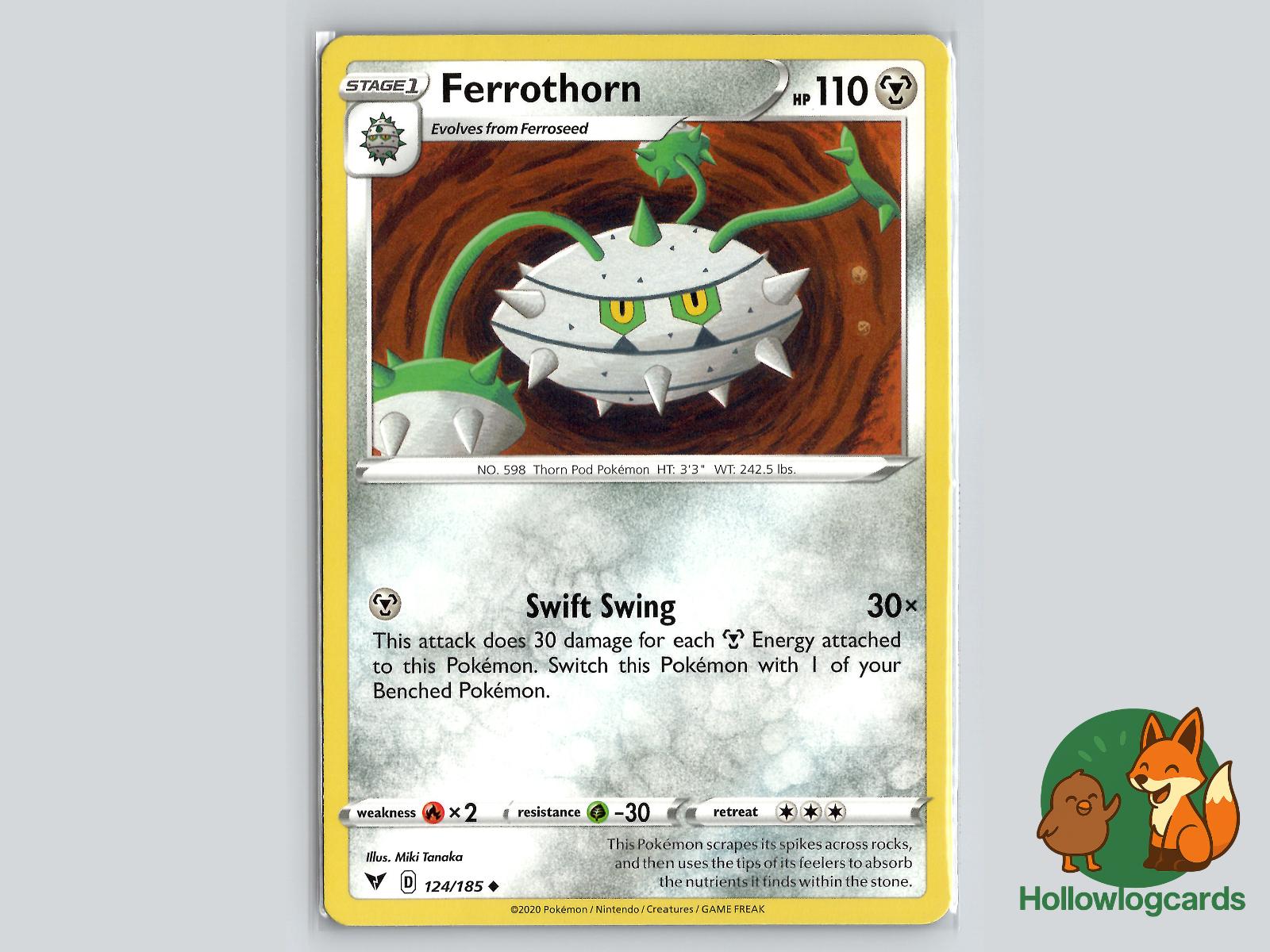Ferrothorn (124/185) - Vivid Voltage Pokémon Card