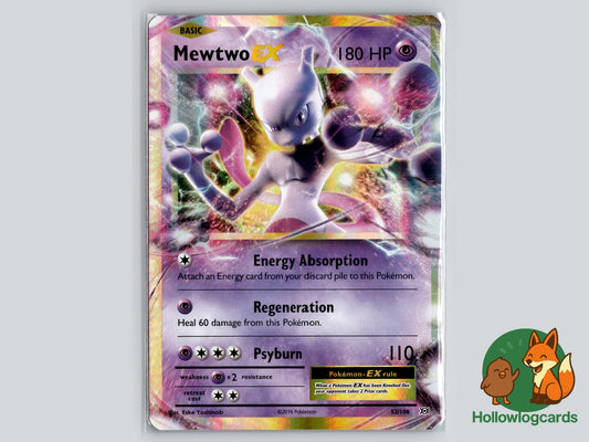 Mewtwo EX (52/108) - Evolutions Pokémon Card