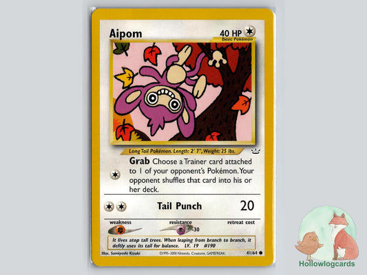 Aipom (41/64) - Neo Revelation Pokémon Card