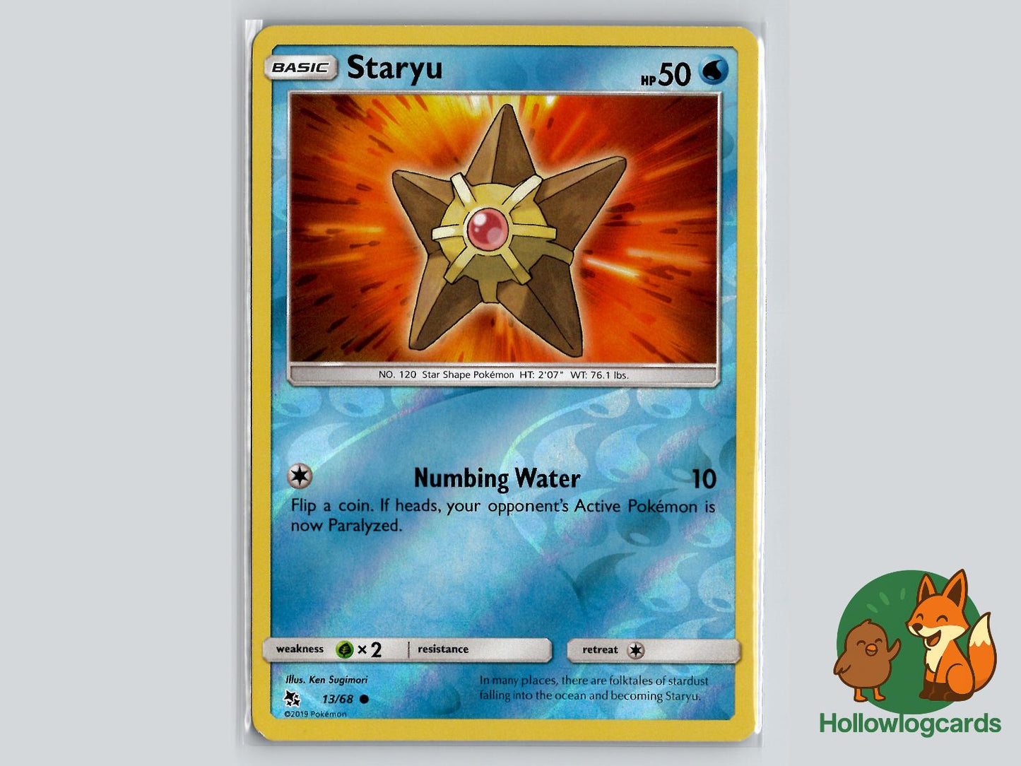 Staryu (13/68) - Hidden Fates Pokémon Card