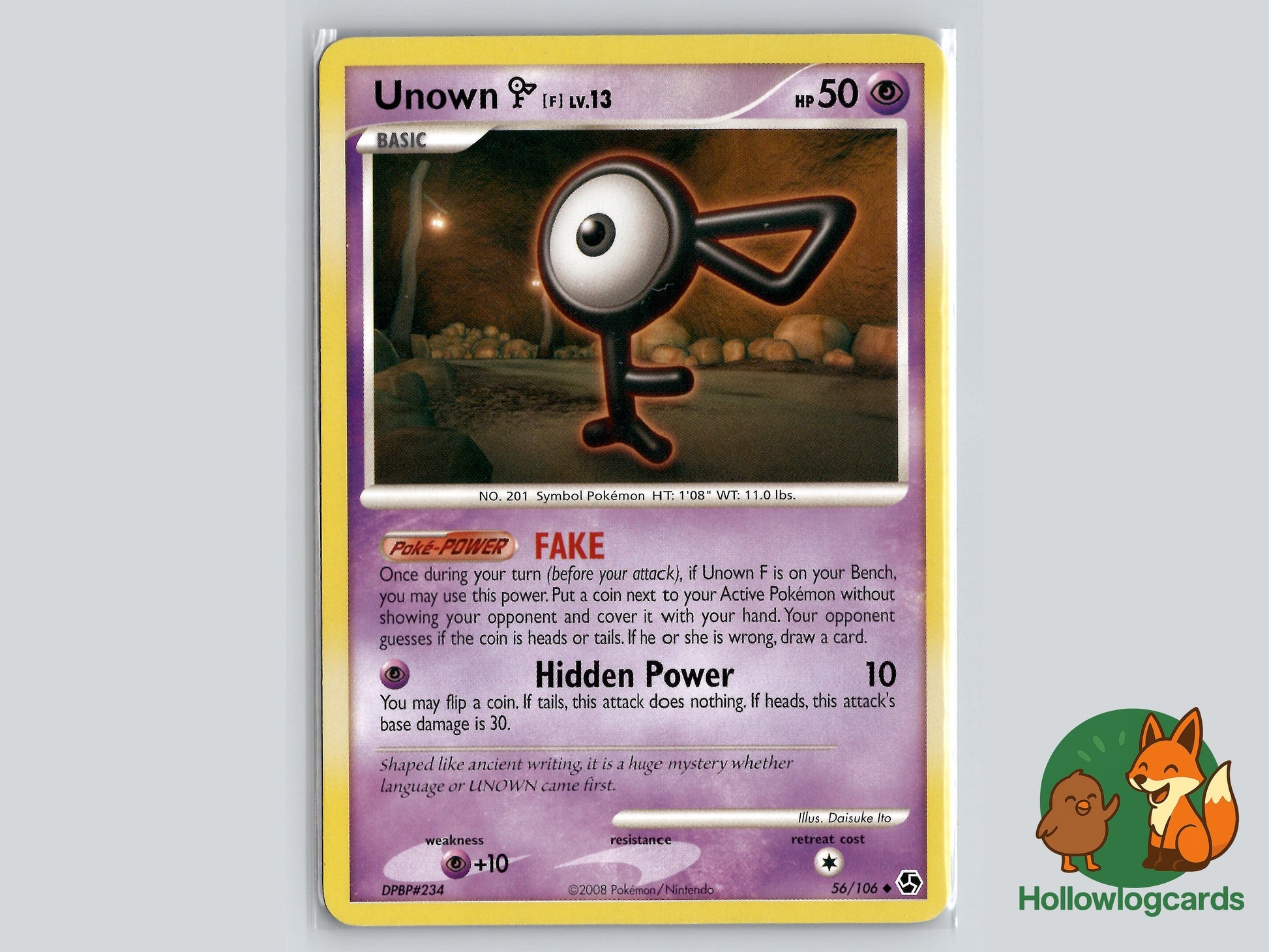Image of Unown F Great Encounters (GE) #56