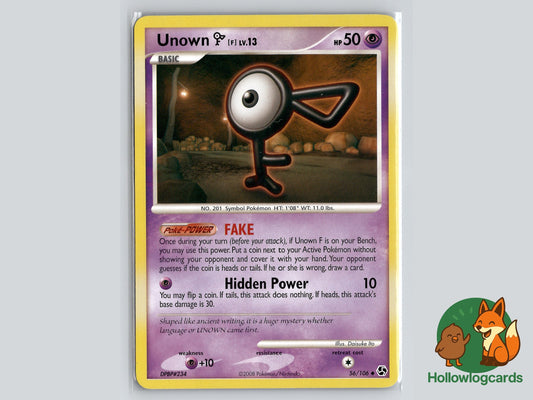 Image of Unown F Great Encounters (GE) #56