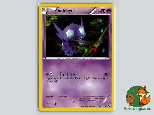 Image of Sableye Legendary Treasures (LTR) #61