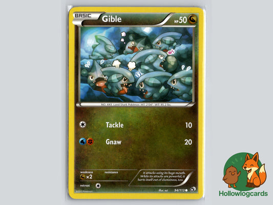 Image of Gible Legendary Treasures (LTR) #94