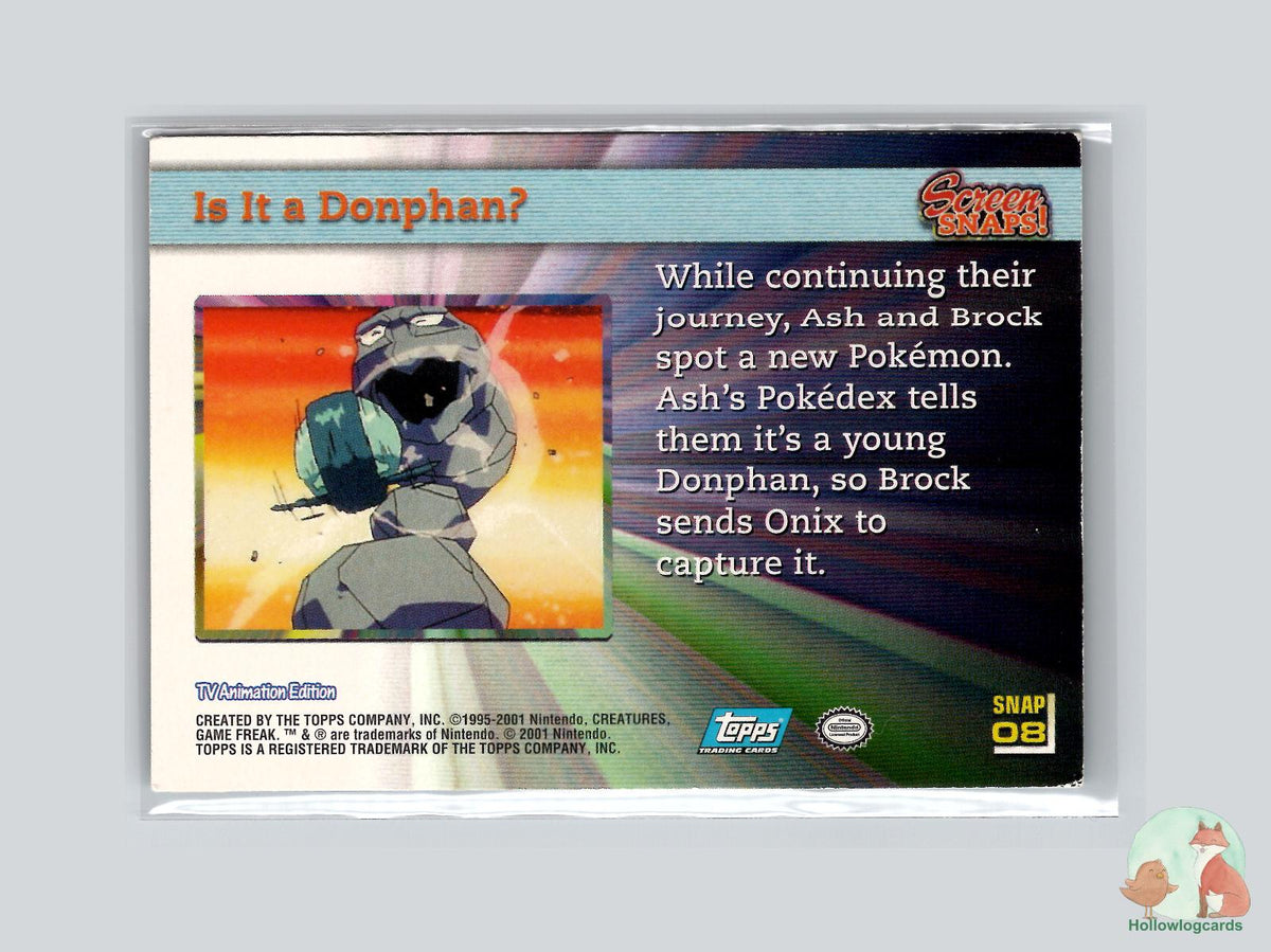 Is It a Donphan? (#70) - Chrome - Topps Johto Trading Cards Series 1