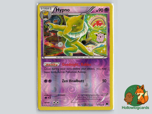 Hypno (51/122) - BREAKpoint Pokémon Card