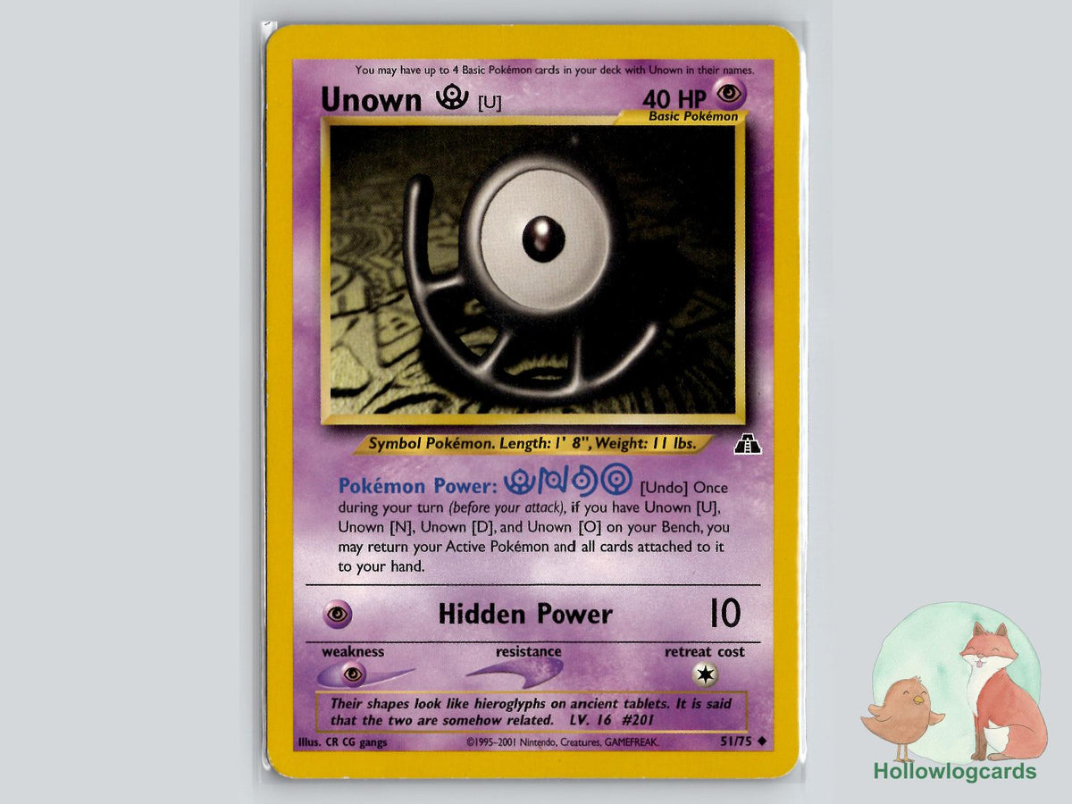 Unown [U] (51/75) - Neo Discovery Pokémon Card