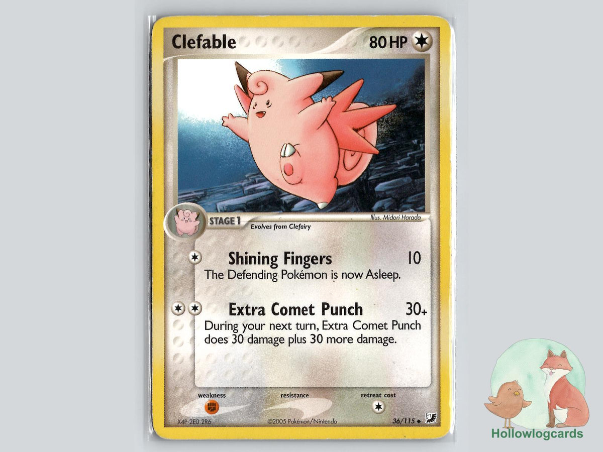 Clefable (36/115) - Unseen Forces Pokémon Card